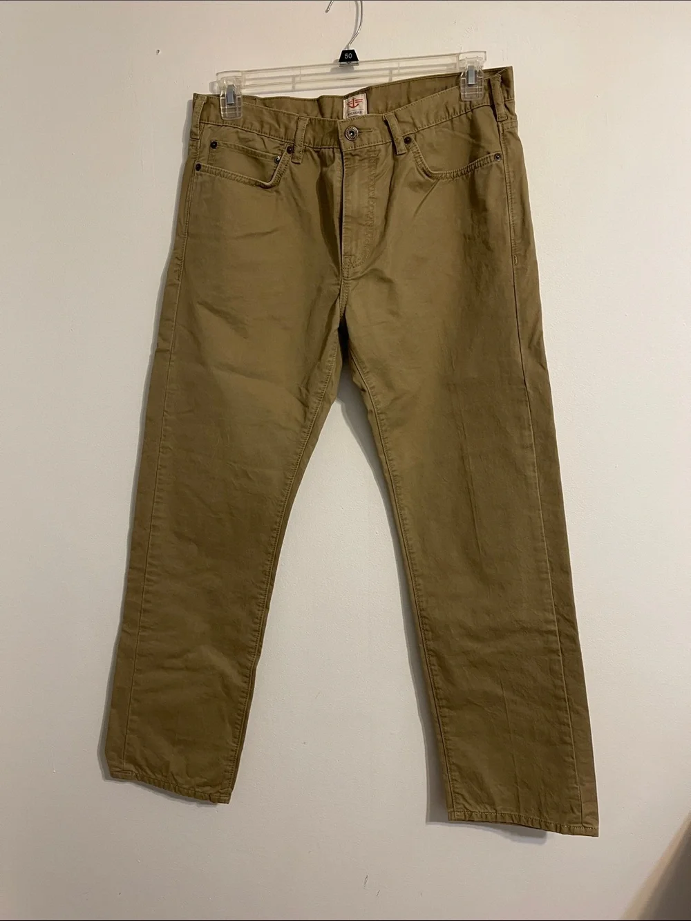 Dockers Kids Khaki Shorts in Tan with Orange Accent